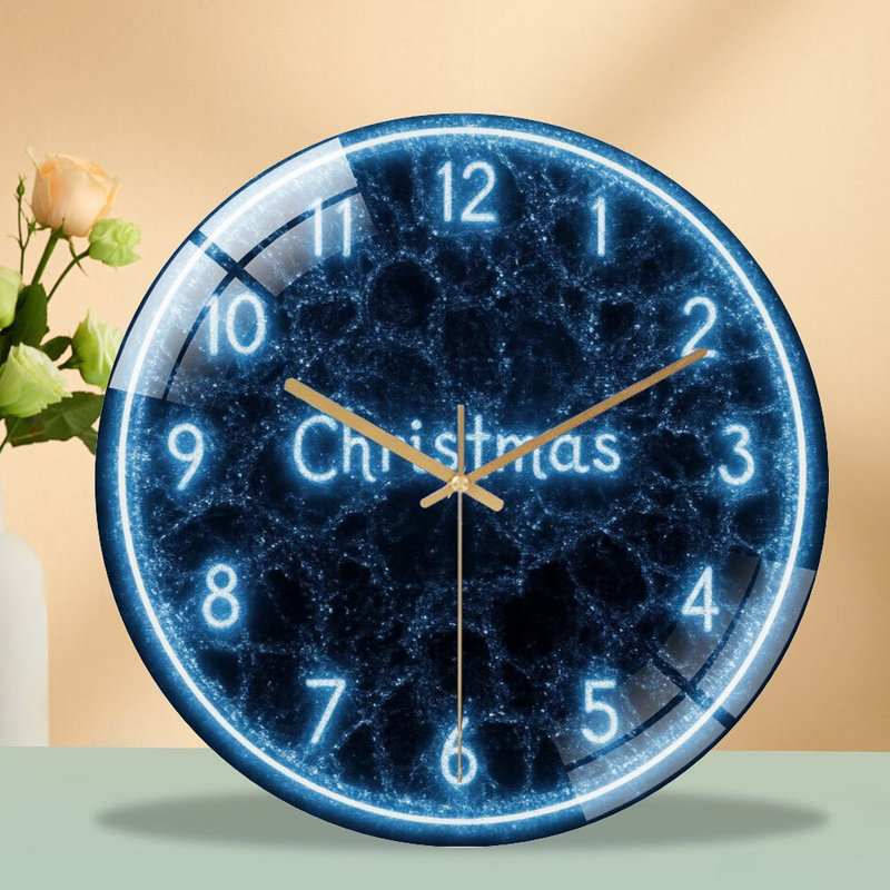 Horloge murale de Noël 12 po