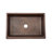 33" Hammered Copper Kitchen Apron Single Basin Sink with Matching Drain, and Accessories-71399663