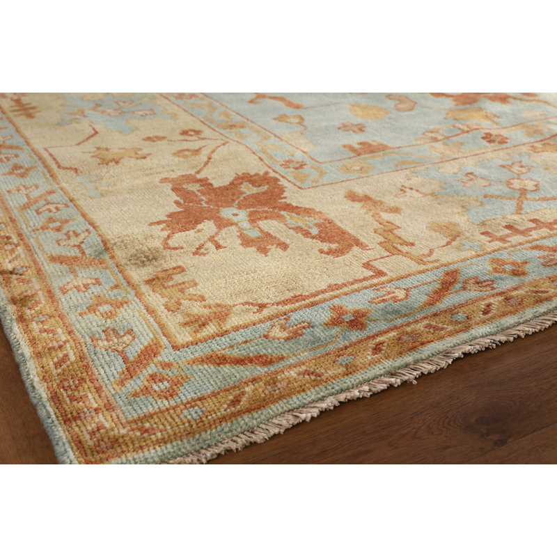 Antique Weave Oushak Wool Oriental Area Rug, Rectangle 14' x 18'