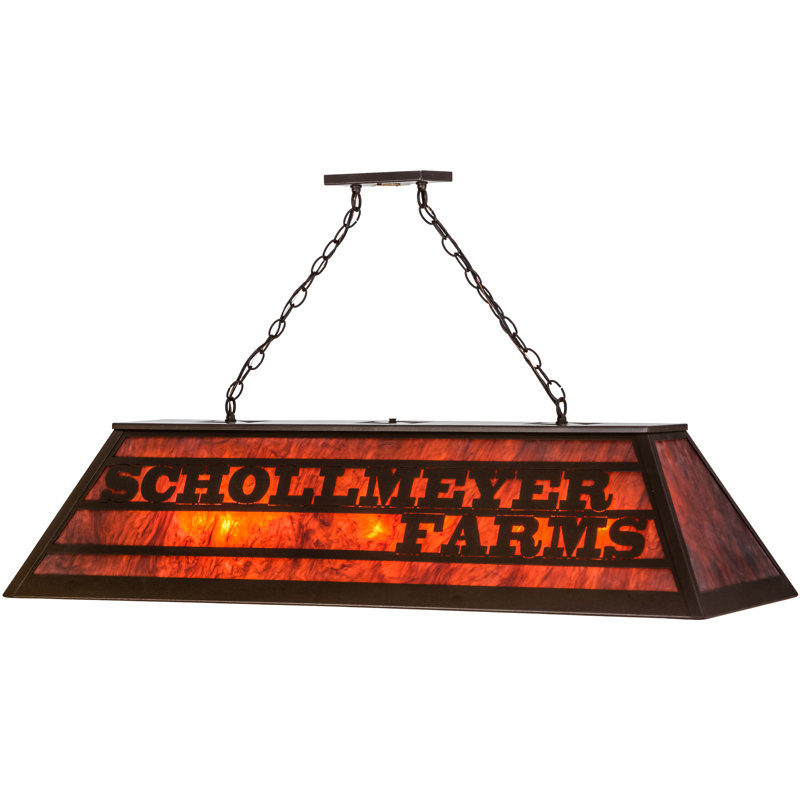 Luminaire suspendu personnalisé 48 po L Baheejah