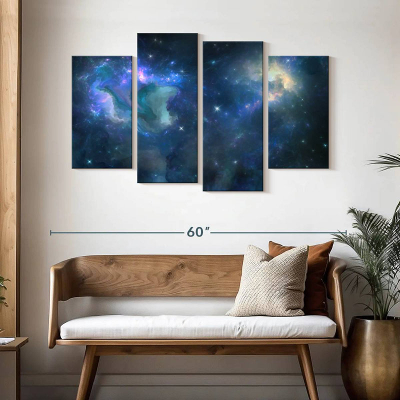 Oberle Space Nebula, 32"H x 52"W