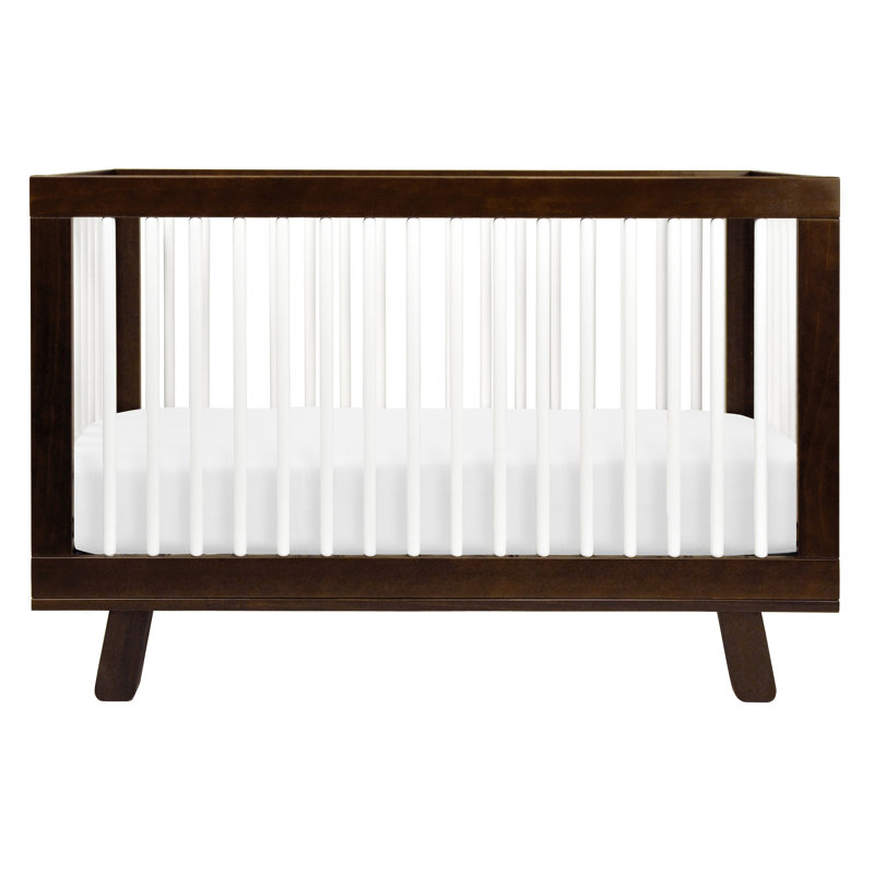 Lit de bébé convertible 3-en-1 Hudson, Espresso/blanc