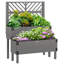 Arche de jardin en métal Outsunny