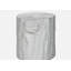 Table d'appoint, h 25 po, intérieur ou extérieur, tambour, table de chevet, table d'appoint ronde