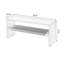 Banc en bois massif noyer foncé-1336808009