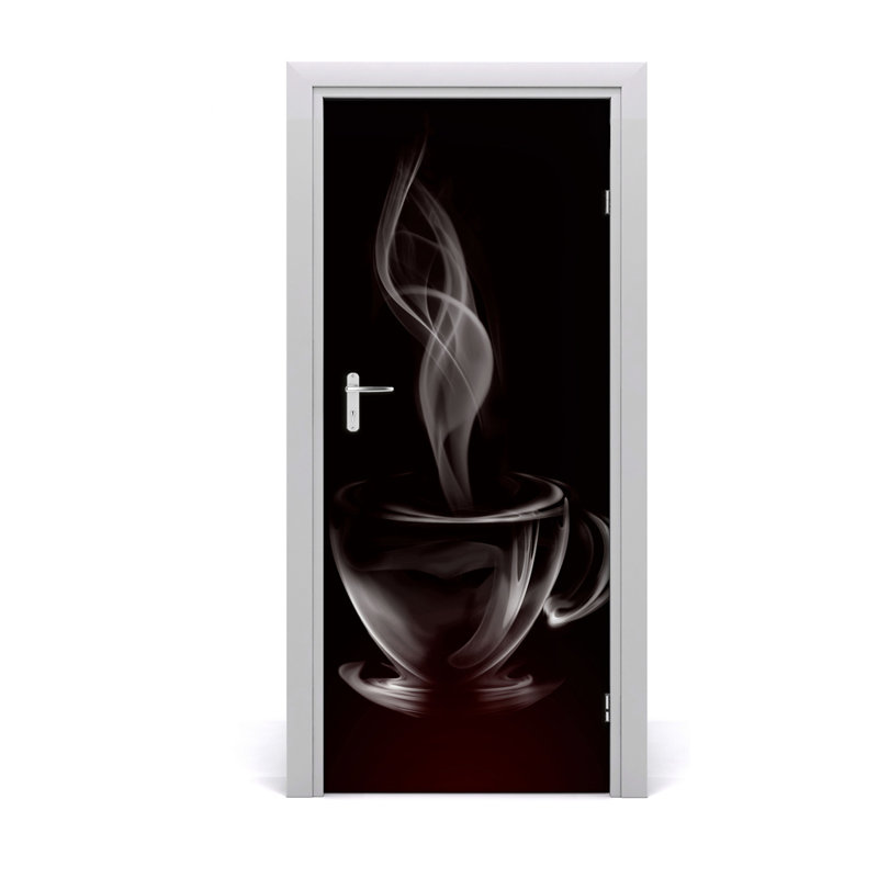 Aromatic Coffee Door Decal