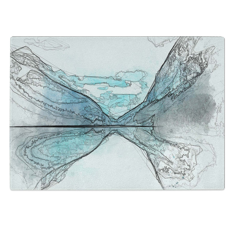 Glass Lake Louise in Canada in Abstract Chopping Board, 39 cm W x 28.5 cm L