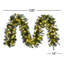 Vickerman 9' x 14" Brighton Pine Artificial Garland with 100 Warm White LED Mini Lights