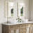 Rectangle Solid Wood Wavy Flat Wall Mirror-965324165-965324161