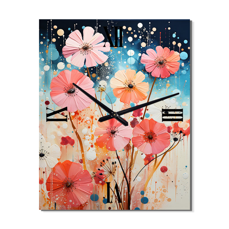 Horloge murale Coral, H 28 po x l 12 po x P 1 po