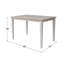 Table de salle à manger Calumet Heimann-230373271