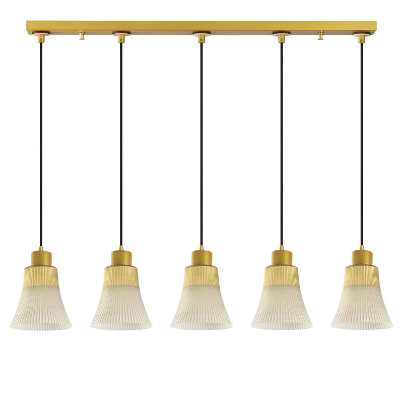 Southam 5 - Light Kitchen Island Pendant, Gold