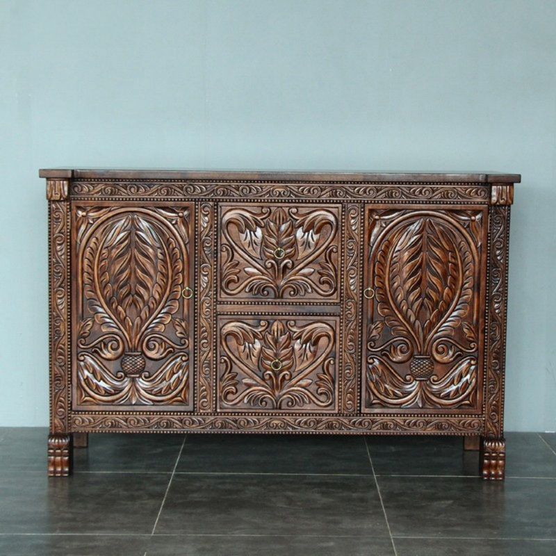 Armoire simple en bois massif
