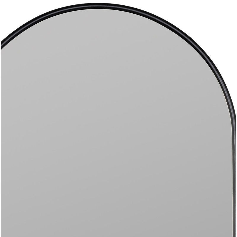 Colca Floor Mirror, Matte Black