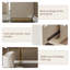 82.68"Luxury Vanity and Chest Combination