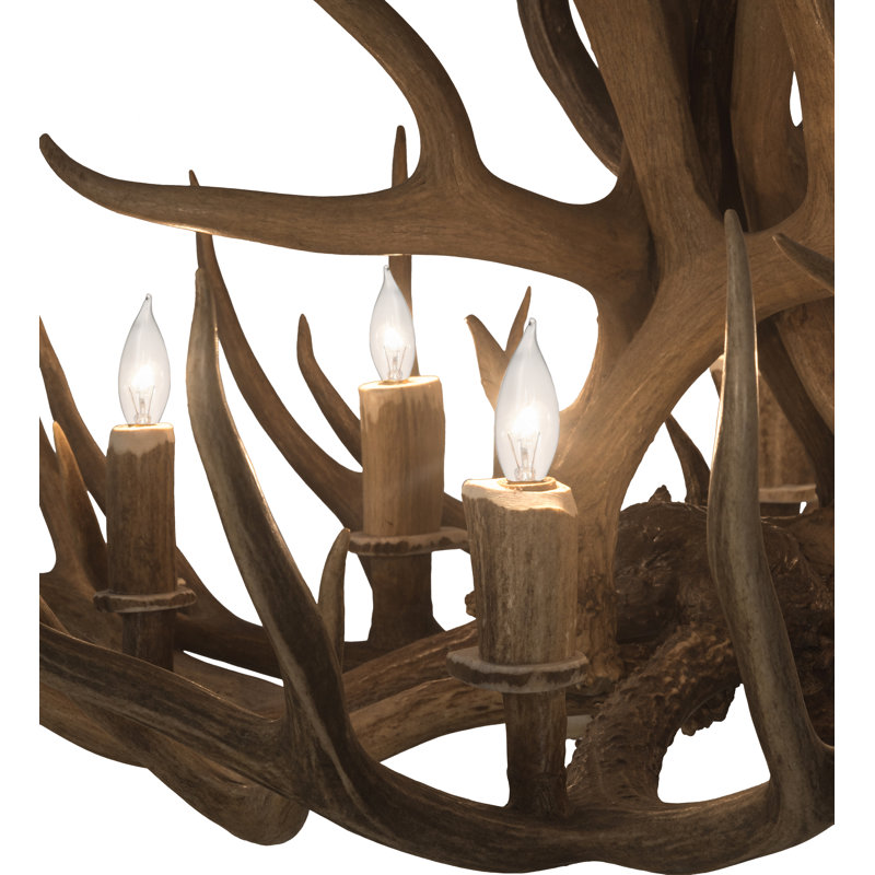 Rustic Lodge 12 - Light Chandelier