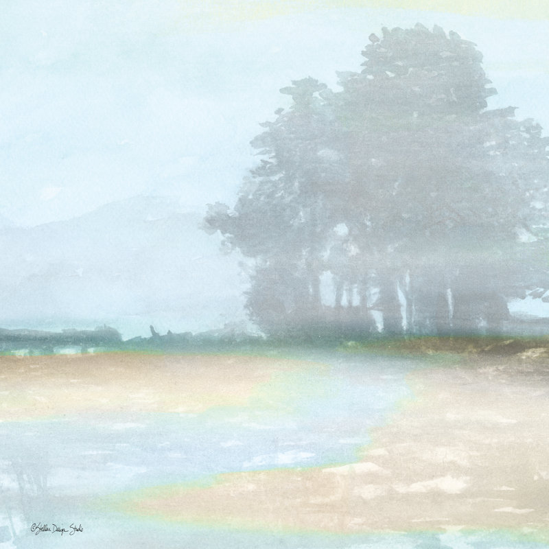 «Through the Mist» par Stellar Design Studio - Impression, H 20 po x l 20 po, Toile tendue