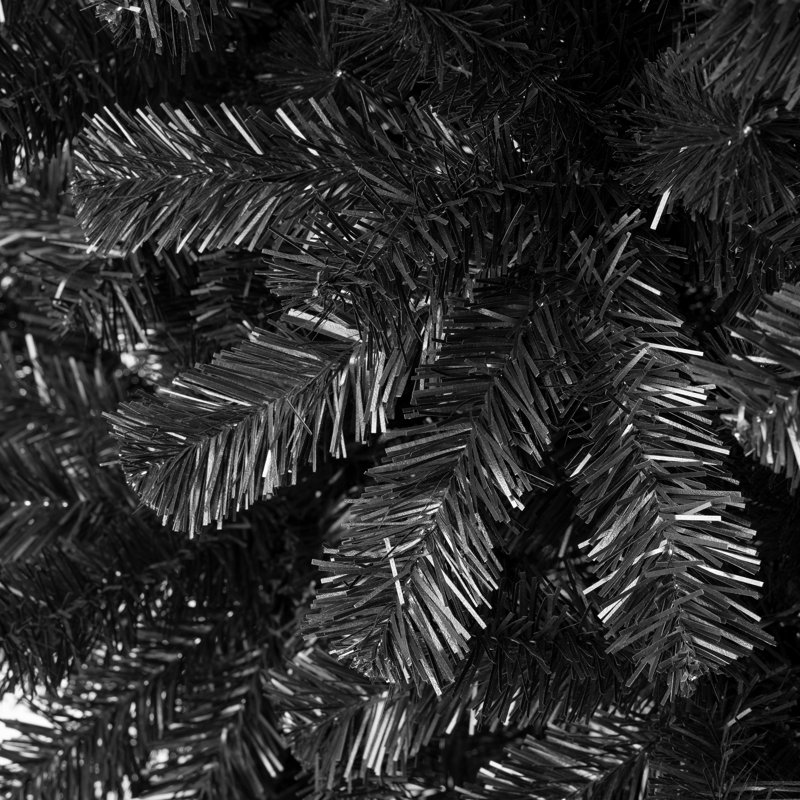 Arbre à fleurs 7,5 pi., Noir