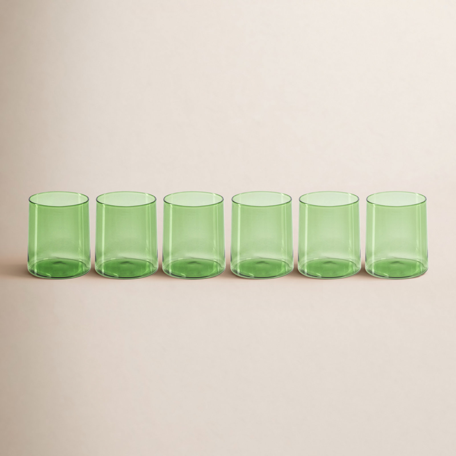 Lorient Tumbler Glasses, Fern Green