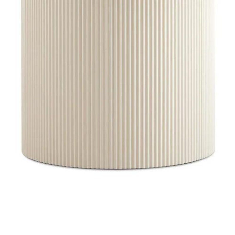 Huldine Round Dining Table, Ivory