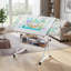 Choix de cadeau pour adulte: plateau de table en métal 1500 pièces, avec 4 plateaux blancs, pratique et exquis