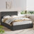 Masad Upholstered Platform Drawer Storage Bed with Adjustable Headboard-1428835491-1428835489
