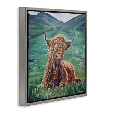 Cadre flottant Highland Clever Windblown, par Carrie Goller