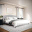 Lit plateforme tapissier avec tête de lit courbé Martha Stewart Amelia-97967492-97967491