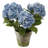 Potted Faux Hydrangea Floral Arrangement-47504077-132939741