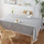 Nappe en lin texturé, imperméable et infroissable pour la salle à manger-1189345556
