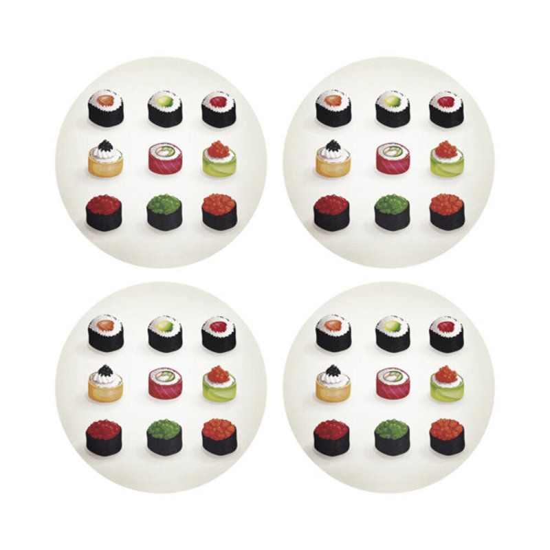 Sushi Zen Pebble 16" Vinyl Placemat