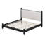 Wood Platform Bed With Upholstered Headboard-965774987-965774981
