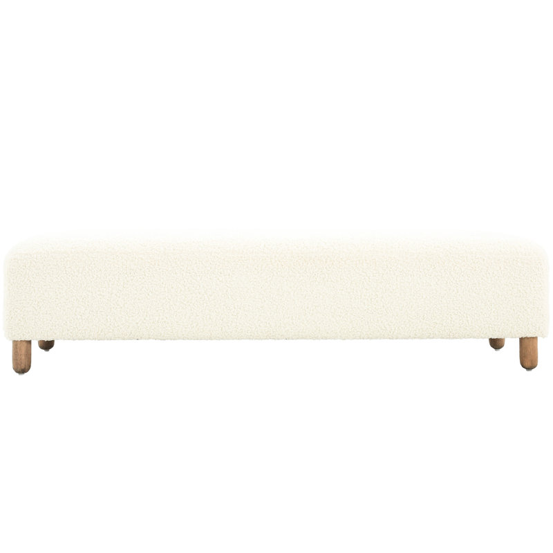 Comfortable White Featuring 65% Upholstery, Construction, Foam Cushion, Versatile Rectangular Design, Quick Assembly, 24.93 Lb Product Weight With 25% Acrylic Fiber And Blend, Frame, Style, 10 -