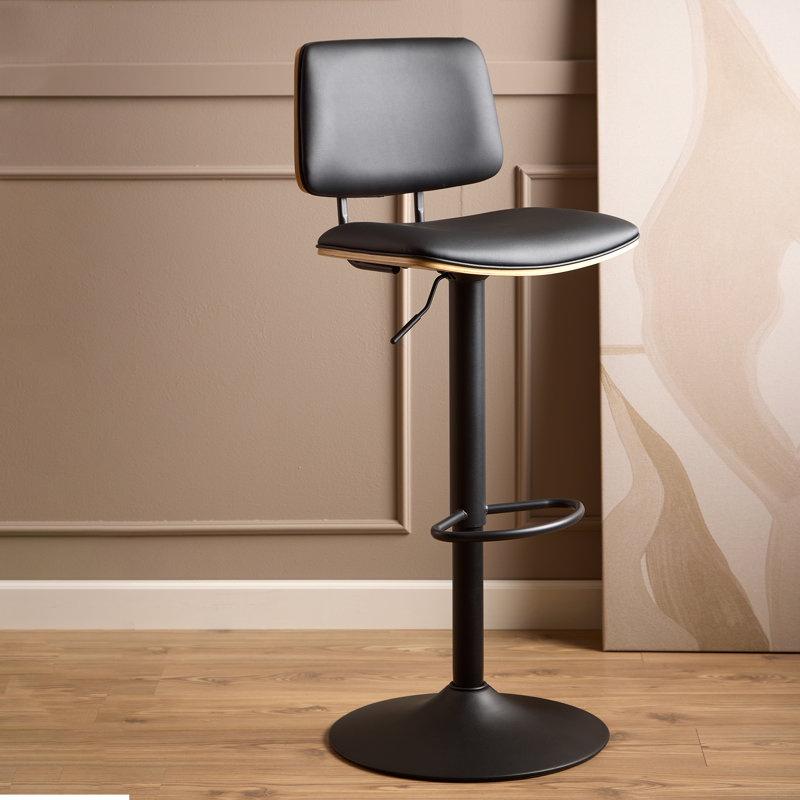 Owen Swivel Upholstered Adjustable Height Counter Stool