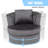 Samuela Velvet Swivel Barrel Chair-456504734