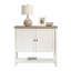 Armoire de rangement avec deux tablettes réglables