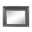 Miroir à finition grise avec DEL