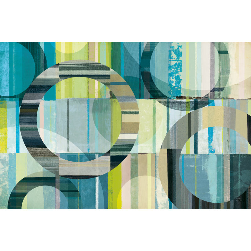 «Spring Circles» par Michael Mullan, impression sur toile tendue, H 24 po x l 36 po, Toile tendue, Non