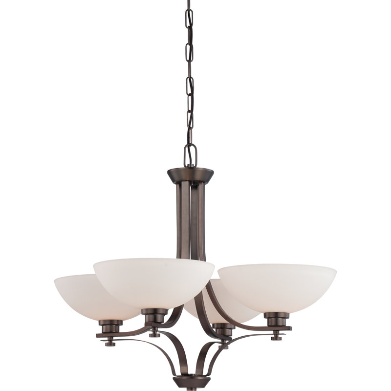 Lustree empire ombré 4 lumières O'Shaughnessy, Bronze noisette