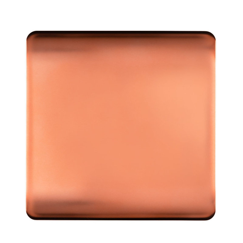 Trendi Switch Single Blanking Plate, Copper