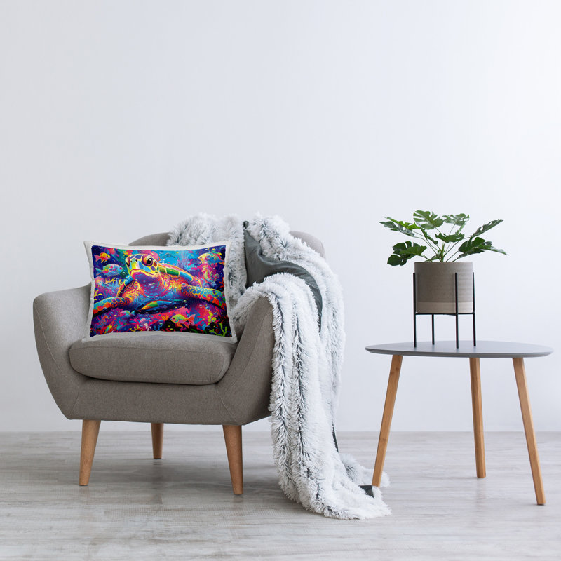 Coussin décoratif Bold Hued Tortoise