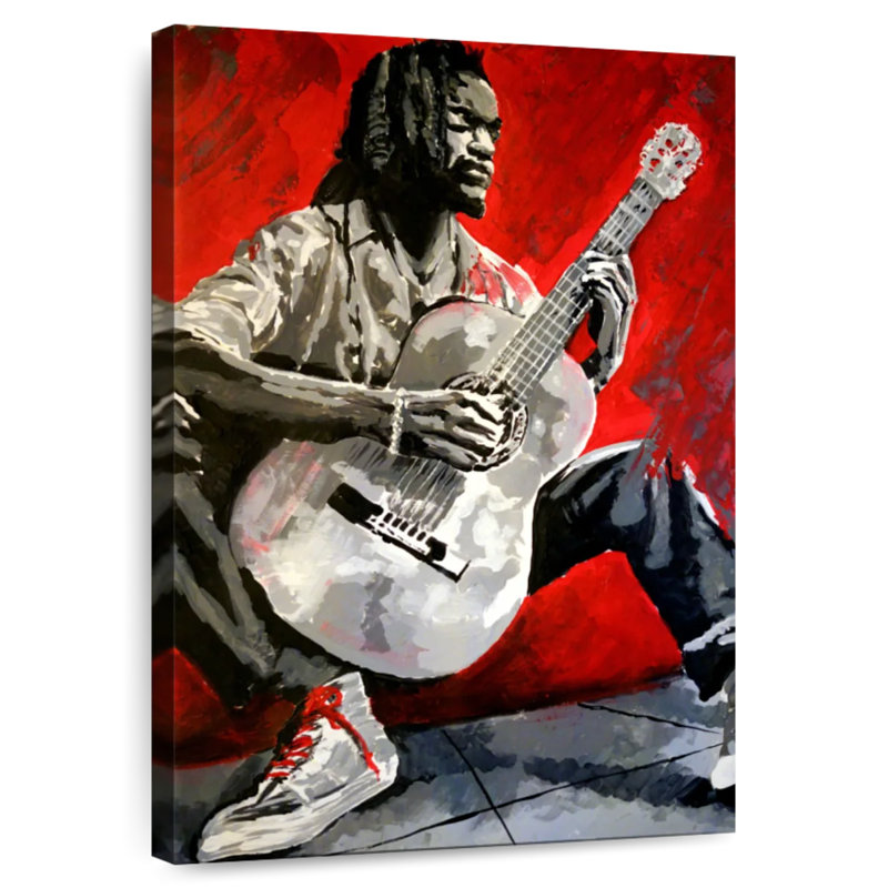 Abarca Jazz Player, 30" H x 20" W