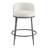 Lalia Hammered Forged Steel Upholstered Counter Height Stool-718023216