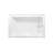 Kingston Brass Aqua Eden 60-Inch Acrylic Rectangular 3-Wall Alcove Tub, Right Hand Drain-108331569-110327991