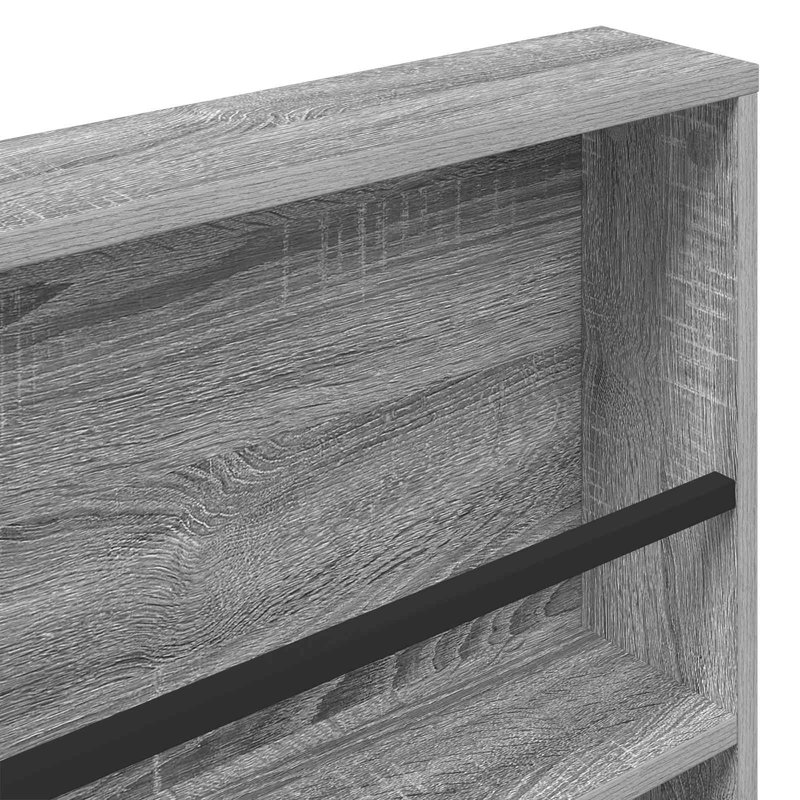 Wood Magazine Rack, Grey