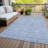 Alta Washable Floral Indoor / Outdoor Rug-1386707946