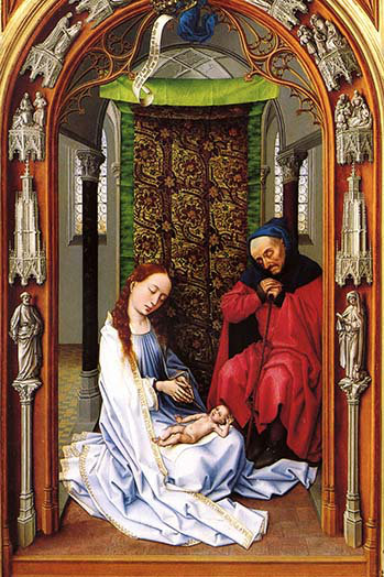 Naissance du christ-imprimé, H 30 po x l 20 po x P 1,5 po