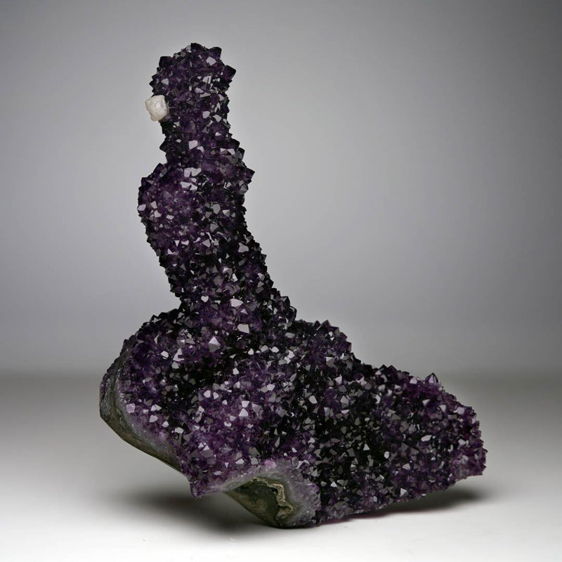 Stalactites améthyste avec calcite
