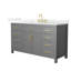 Beckett 60" Freestanding Single Bathroom Vanity with Quartz Top-1973926526-1973926512-1973926522