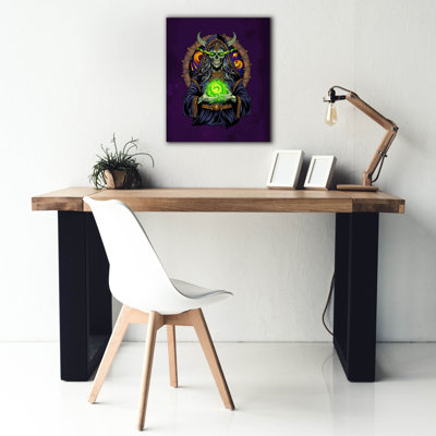 «Space Sorceress» par FlyLand Designs, art mural sur toile, 20 po x 24 po